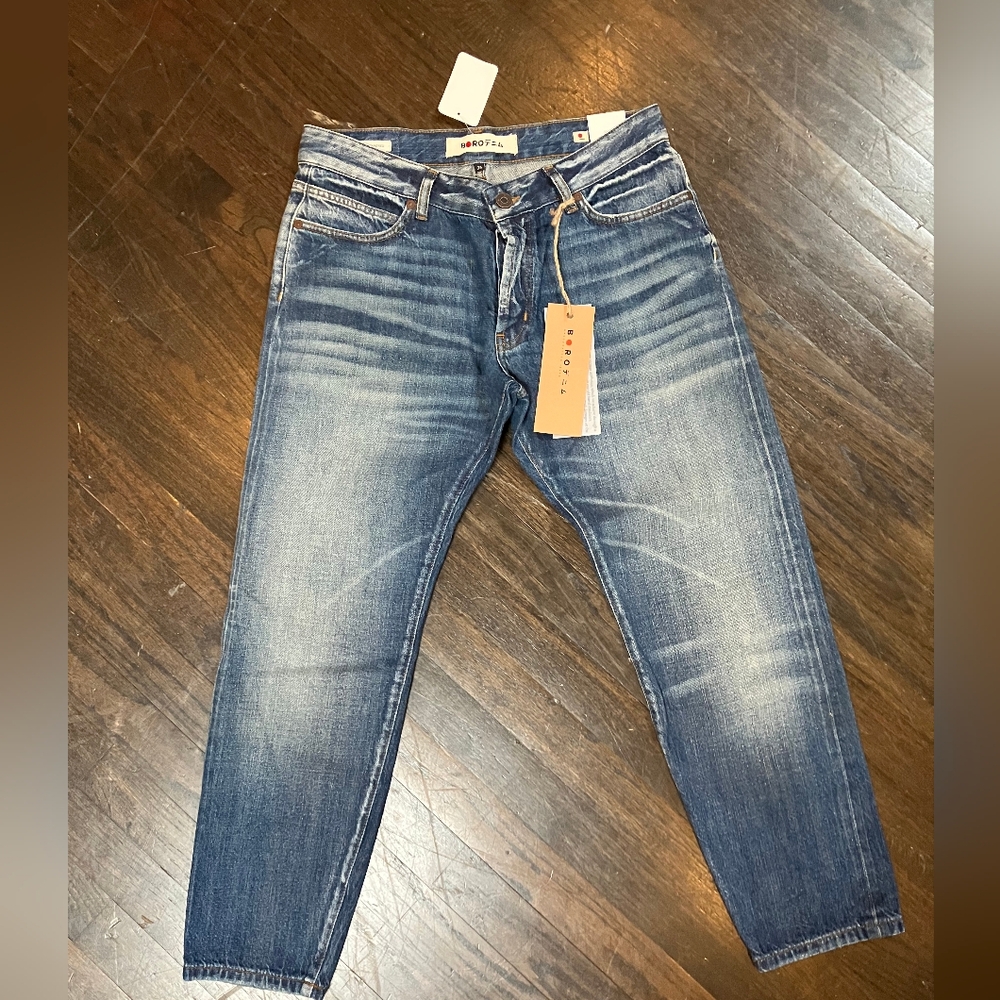 Nwt $490 Boro Made In Japan Women's Blue Jeans